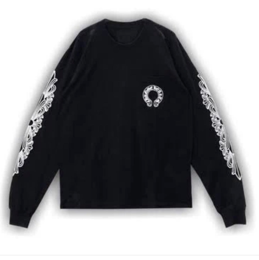 chrome heart long sleeve shirt