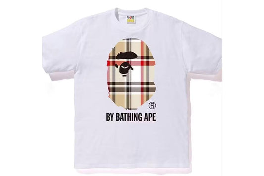 Bape A Bathing Ape Check By Bathing Tee