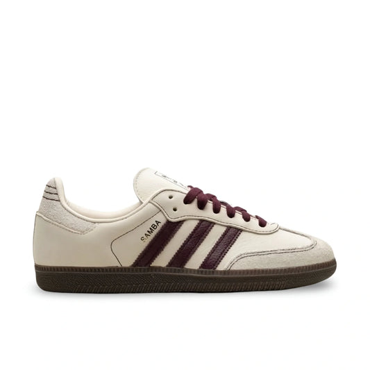 Adidas Samba OG W – Wonder White / Maroon