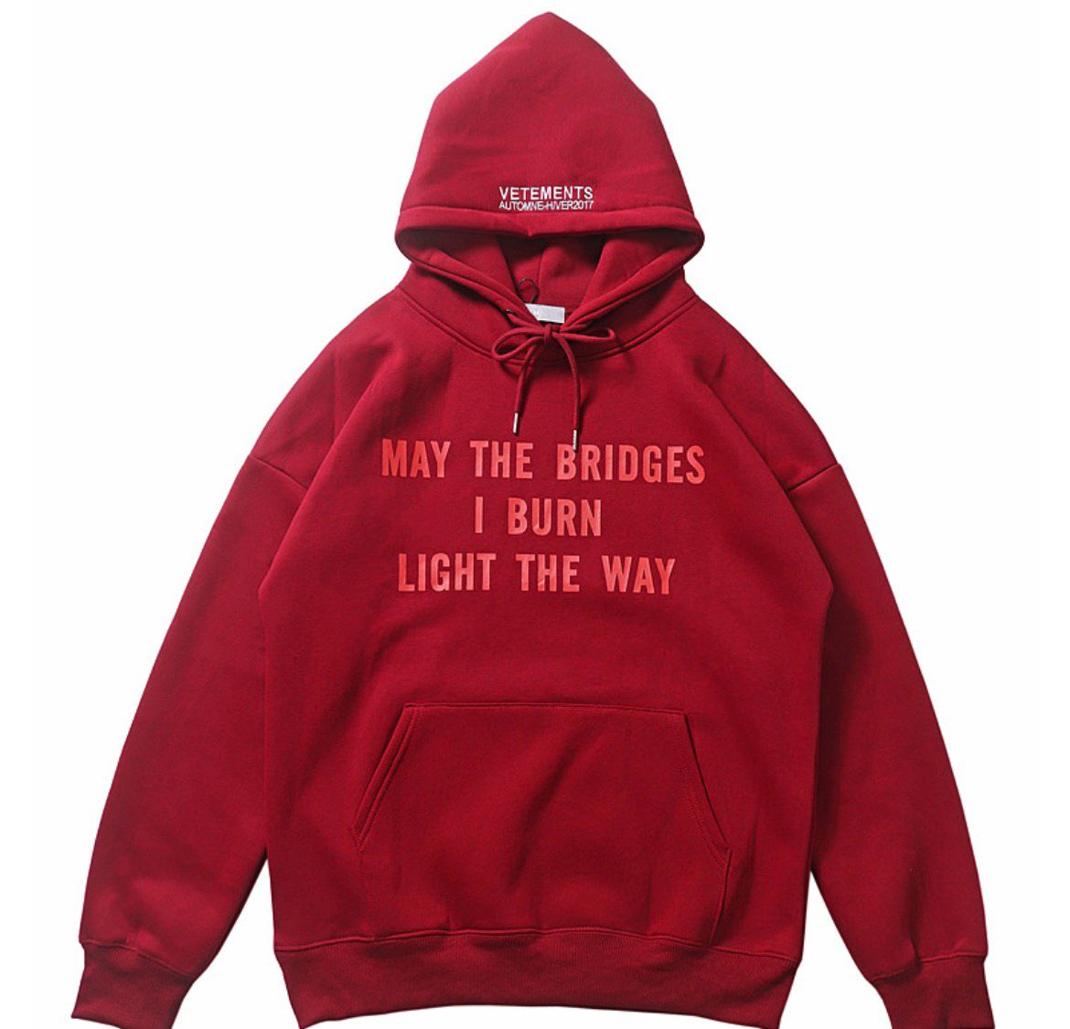 Vetemets red hoodie