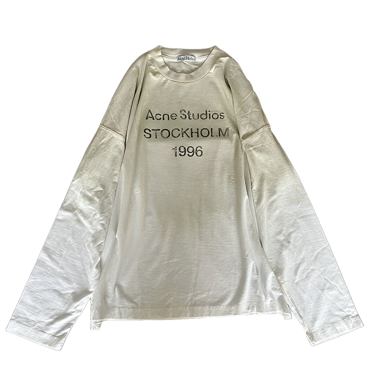 White Acne Studio Stockholm Longsleeve